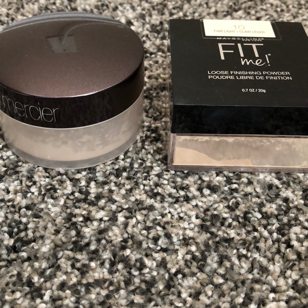 Laura Mercier translucent and maybelline powder